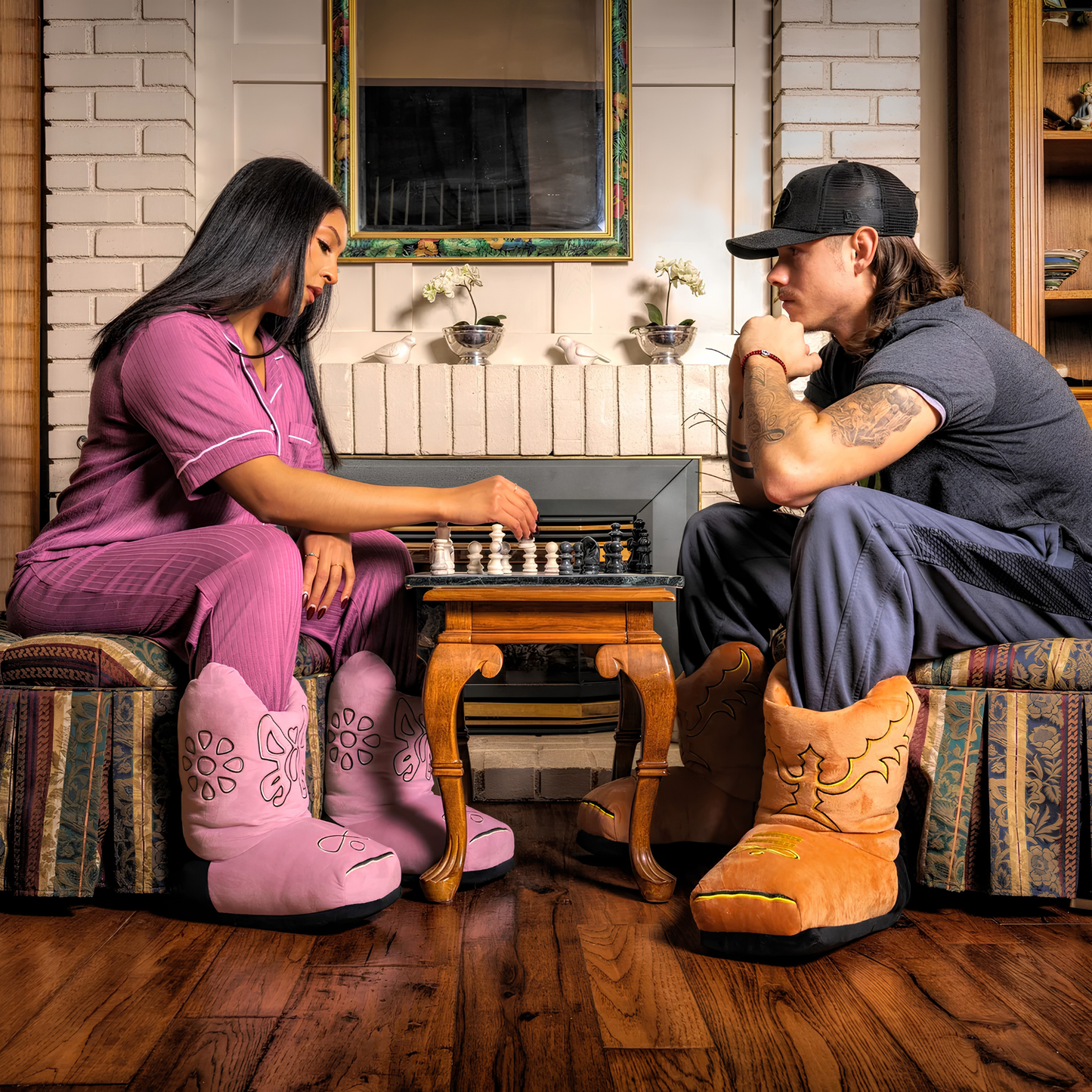 CozyCowboy™ Boot Slippers