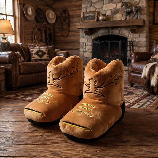 CozyCowboy™ Boot Slippers